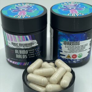 Cosmic Caps Shroom Capsules – Albino Golden Halo