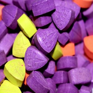 MDMA Pills Multi Colored Tesla 220mg
